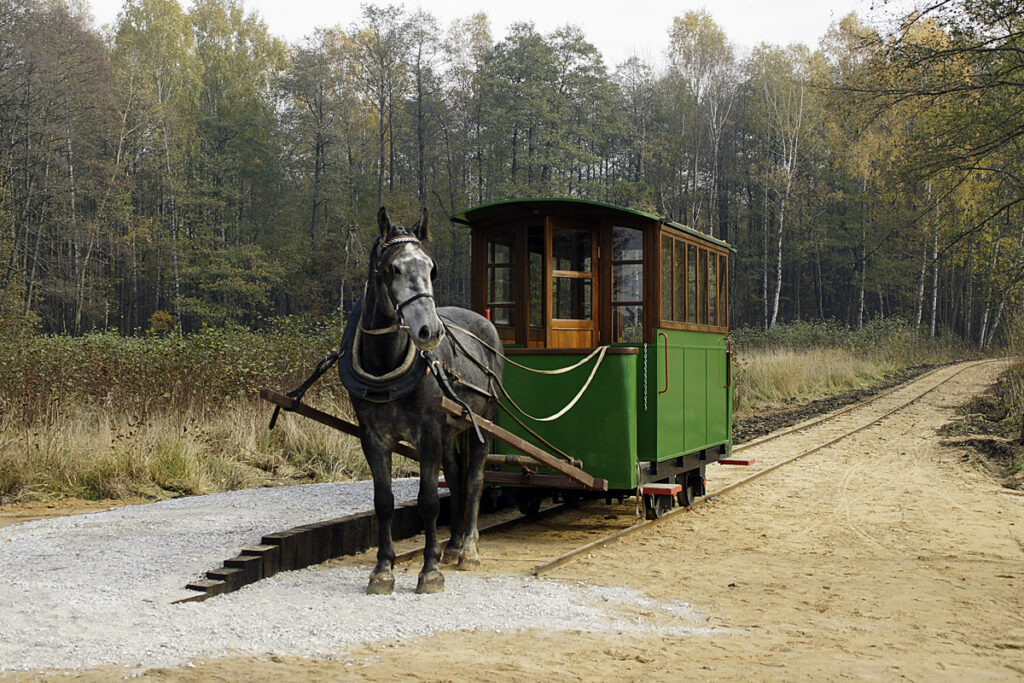 Mrozy - tramwaj konny.